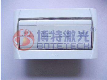 開(kāi)關(guān)面板激光打標機