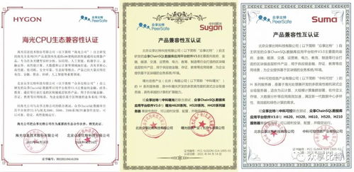 ChainSQL完成與海光、中科曙光、中科可控產(chǎn)品兼容性認證 開啟國產(chǎn)化數(shù)據(jù)庫新篇章